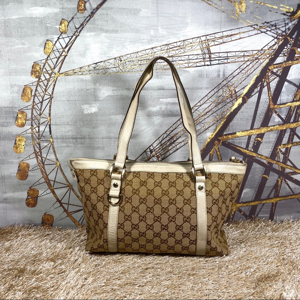 Gucci Vintage Abbey GG D-Ring Shoulder Bag - Picture 3 of 15